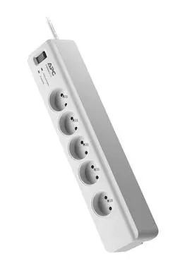 APC Essential SurgeArrest PM5-FR / přepěťová ochrana / 230 V / 5 zásuvek / Francouzský typ zásuvek (i pro ČR)
