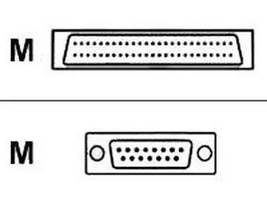 Cisco kabel CAB-SS-X21MT / 26pin Smart Serial samec - D-Sub / 3m