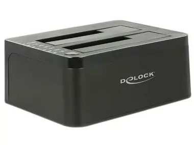 Delock Duální dokovací stanice SATA HDD > USB 3.0 s funkcí klonování