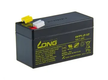 Long 12V 1.2Ah olověný akumulátor F1