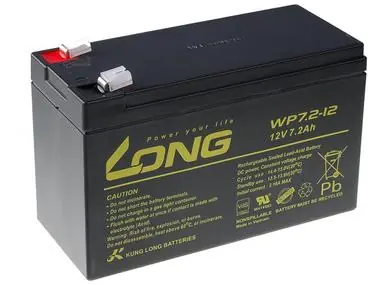 Long 12V 7.2Ah olověný akumulátor F2