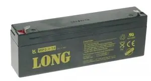 Long 12V 2.3Ah olověný akumulátor F1