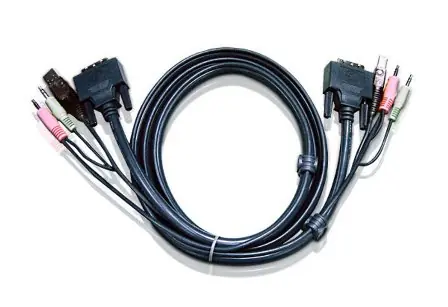 ATEN KVM kabel DVI-D+USB+Audio / 1.8m