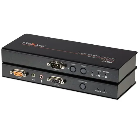 ATEN CE770 / USB KVM Extender s Deskew function a RS232 / 300 m
