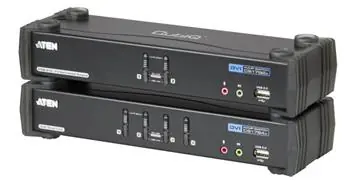 ATEN CS1784A / 4-Port DVI USB 2.0 KVMP Switch / 2.1 Surround Sound / nVidia 3D