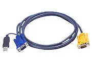 ATEN KVM Kable HD15-SVGA / USB / 1.2m