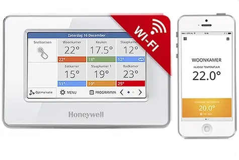 Honeywell Evohome Touch WiFi ATC928G3026 / řídící jednotka bez napájení / bílá / CZ lokalizace