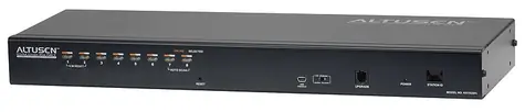 ATEN KH-1508AI / 8-port OverNet Cat5 KVM PS2+USB / OSD / rack / SUN / PON / VNC