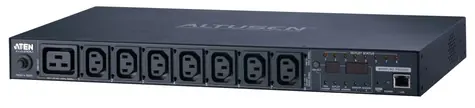 ATEN PE-6208G Napájecí jednotka 7x IEC320 C13 + 1x C19 over IP / měření V/A/kWh / do racku / 1U