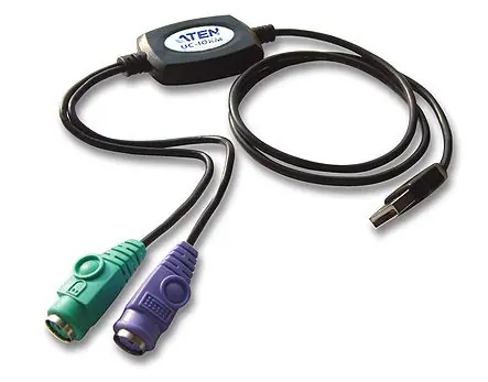 ATEN USB konvertor na 2xPS2 / klavesnice+myš / kabelový