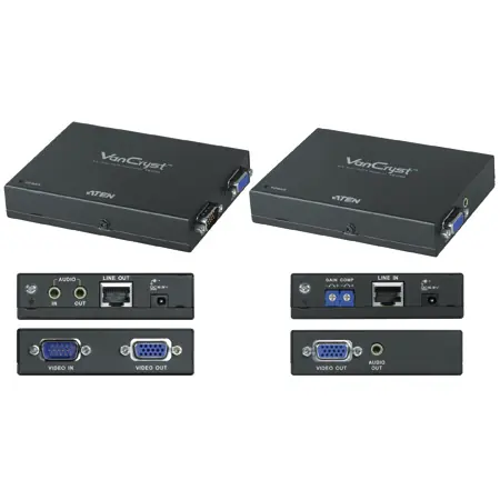 ATEN Video extender + audio / 1920x1200 (30m)/1600x1200(150m)