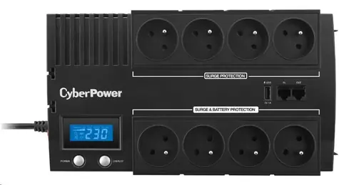 CyberPower BRICs LCD UPS 1000VA/600W - české zásuvky