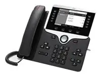 Cisco IP Phone 8811 (určeno pro Cisco UC Manager) černá / Telefon VoIP / SIP / RTCP / RTP / SRTP / SDP / 5 řádků