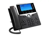 Cisco IP Phone 8841 (určeno pro Cisco UC Manager) černá / Telefon VoIP / SIP / RTCP / RTP / SRTP / SDP / 5 řádků