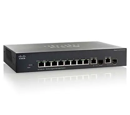 Cisco Small Business SG350-10 / 8 x 10/100/1000 + 2 x kombinace Gigabit SFP