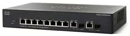 Cisco Small Business SG350-10P / 8 x 10/100/1000 (PoE+) + 2 x kombinace Gigabit SFP