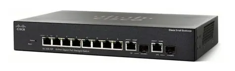 Cisco Small Business SG355-10P / 8 x 10/100/1000 (PoE+) + 2 x kombinace Gigabit SFP