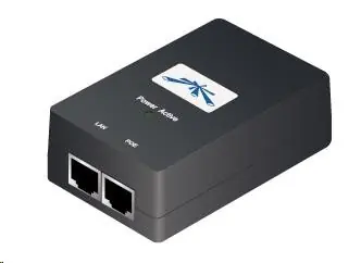 Ubiquiti POE-24-AF5X / Gigabit PoE adaptér / 24V/1A (24W) / pro airFiber AF-5X / vč. napájecího kabelu