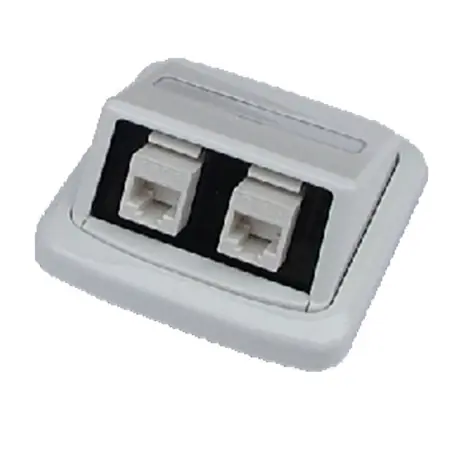 ABB TANGO Dvojzásuvka 2xRJ45 cat5e UTP bílá
