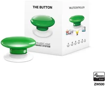 Fibaro The Button multifunkční tlačítko zelená / Z-Wave Plus