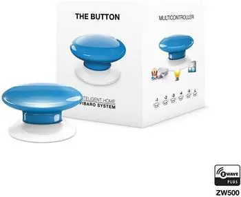 Fibaro The Button multifunkční tlačítko modrá / Z-Wave Plus