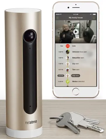 Netatmo NSC01 Welcome bezpečnostní kamera s rozpoznáním obličejů