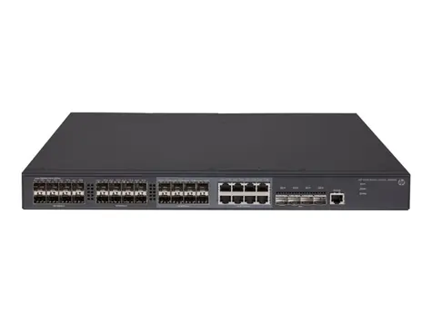 HPE 5130 24G SFP 4SFP+ EI switch / 16x Gigabit SFP portů / 8x Gigabit Combo SFP portů / 4x 10Gigabit SFP+ porty