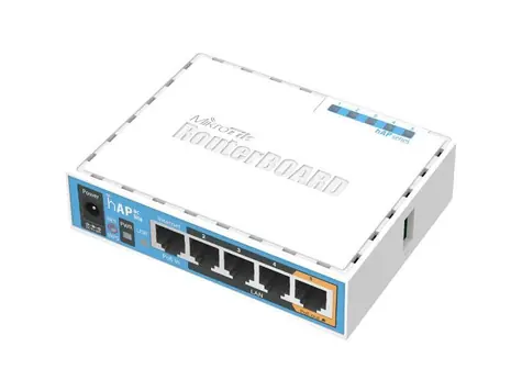 MikroTik RB952Ui-5ac2nD / hAP ac lite / RouterOS / L4 64MB RAM / 5xLAN / 2.4 & 5GHz / 802.11anac / 1xUSB