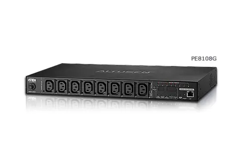 ATEN PE-8108 Power over the Net / PDU - 10A Total current Metered / 8 Outlet SW