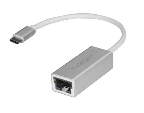 StarTech USB-C adaptér stříbrná / pro síťové připojení / RJ45 