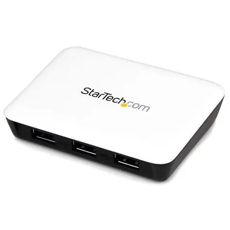 StarTech USB 3.0 adaptér NIC s Hubem bílá / pro síťové připojení / 3x USB 3.0 / USB 3.1 Gen 1 / RJ45 