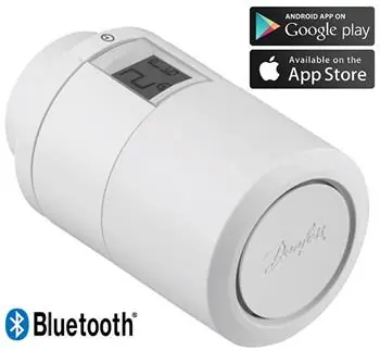 Danfoss Eco Bluetooth bílá / inteligentní radiátorová termostatická hlavice 