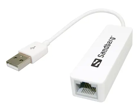Sandberg konvertor USB na RJ-45 bílá