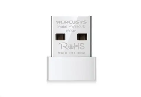 Mercusys MW150US / Wireless USB Adaptér / 802.11n / 2.4 GHz / 150 Mbps