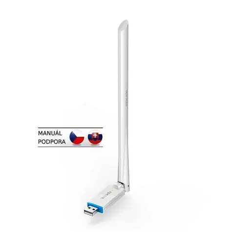 Tenda U2 / Wireless-N USB Adapter / 150 Mbs / 802.11 bgn / 6 dBi / režimy Client / Soft AP