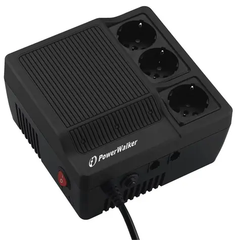 PowerWalker AVR 1200 / regulátor napětí / 1200VA / 720W / 3x Schuko