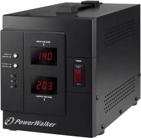 PowerWalker AVR 3000-SIV / regulátor napětí / 3000VA / 2400W / 1x Schuko