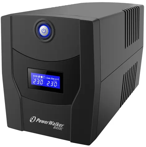 PowerWalker Basic VI 1500 STL / záložní zdroj UPS / 1500 VA / 900W / 4x FR / RJ-11 / RJ-45 / USB