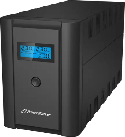 PowerWalker VI 2200 SHL FR UPS / záložní zdroj UPS / 2200 VA / 1200 W / 2x FR / 2x IEC / RJ11 / RJ45 / USB