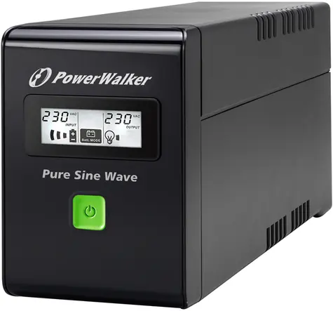 PowerWalker VI 800 SW / záložní zdroj UPS / 800 VA / 480 W / 3x IEC 13 / RJ11 / RJ45 / USB