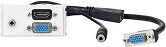 VivoLink zásuvkový panel HDMI + VGA + 3.5mm Audio pro Schneider / Thorsman CYB / TEK
