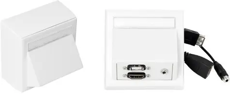 VivoLink zásuvkový panel HDMI + USB + 3.5mm / s krabičkou Thorsman