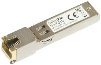 MikroTik S+RJ10 / RJ45 SFP+ metalický modul