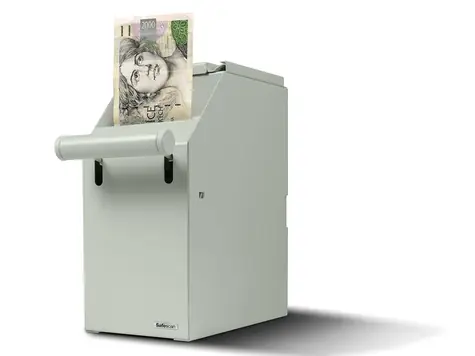 SAFESCAN 4100W bílá / sejf pro prodejní místa 