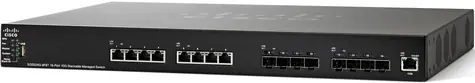 Cisco SG550XG-8F8T / 16-port 10Gigabit Managed Switch / 8 x 10G + 8 x SFP+ / 1U