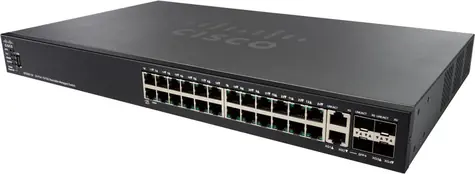 Cisco SF550X-24 / 24x 10/100 RJ-45 / 2x SFP+ / QoS