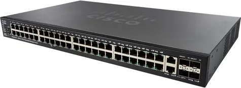 CISCO SF550X-48 / switch / 45x RJ-45 10-100 / 2x combo 10 Gbit SFP+ / 2x SFP+
