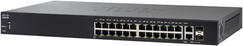 Cisco SF250-24P / switch / 24x RJ-45 10/100 / 2x Combo Gbps / 2x SFP / QoS / VLAN