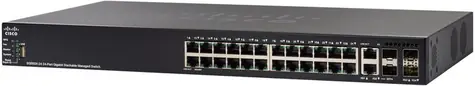 Cisco SG550X-24 / Gigabit Switch / 24x RJ-45 / 2x SFP+ / 2x Combo SFP+ / QoS / VLAN