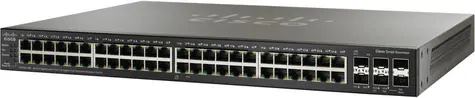 Cisco SG550X-48P / Gigabit Switch / 48x RJ-45 / 2x SFP+ / 2x Combo 10 Gbit SFP+ / USB / PoE / QoS / VLAN